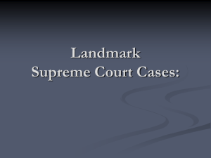 Landmark Supreme Court Cases: Marbury v. Madison (1803)