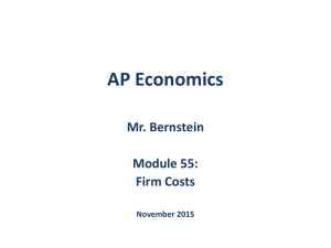 Module 55 - Firm Costs