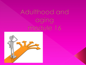 Adulthood andaging[1]