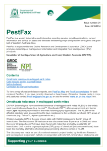 PestFax Issue 21 - Department of Agriculture and Food