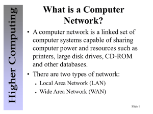 What is a Computer Network?