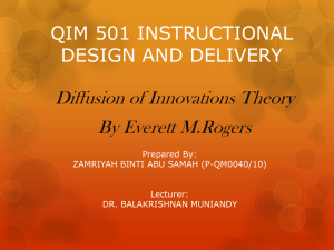 PPT OF DOI - Instructional Design & delivery / 2010 + Research