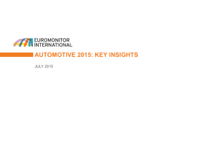 Automotive 2015: key insights