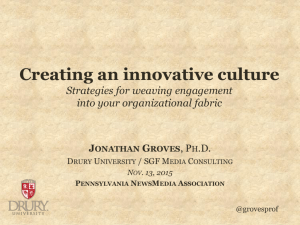 Creating an innovative culture - Pennsylvania NewsMedia Association