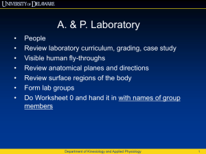 Lab 1 - University of Delaware
