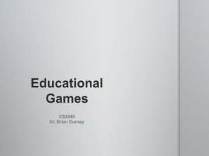 Educational Games (PowerPoint)