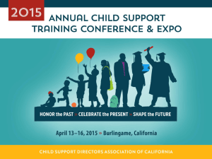 Stand Down 2009 to Present - CHILD SUPPORT DIRECTORS