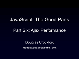 JavaScript - CS193H: High Performance Web Sites