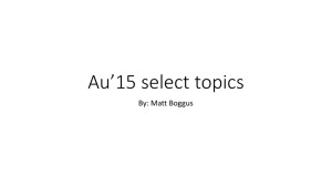 Au'15 topics by selected genres - Computer Science and Engineering