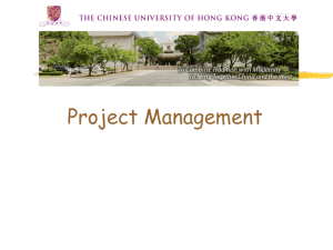 project - Department of Systems Engineering and Engineering