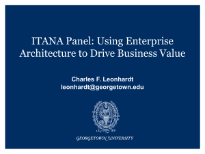 20131015 ITANA Panel - Using EA to Drive Business Value