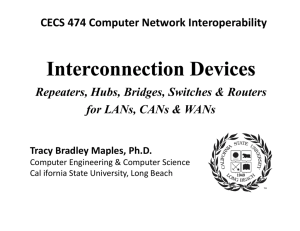 Interconnection Devices - California State University, Long Beach
