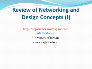 Review Concepts - Dr Ali El-Mousa