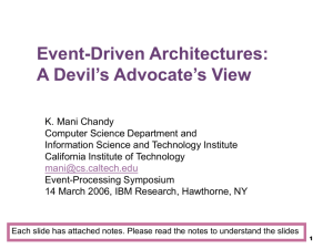 Event-Driven Architectures: A Devil's Advocate's View