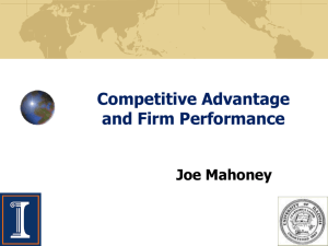 5 Competitive Advantage and Firm Performance