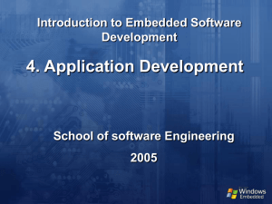 4.Application Development