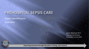 GCEMS Sepsis Protocol Training 1