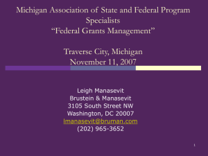 Federal Grants Management for LEAs