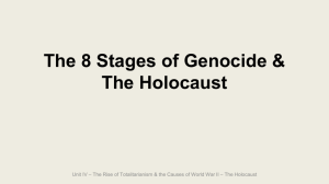 The 8 Stages of Genocide & The Holocaust