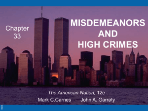 misdemeanors and high crimes