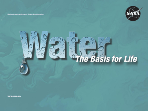 Water: The Basis for Life PowerPoint presentation