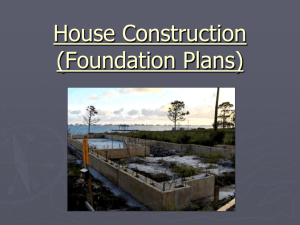 Footings, Foundations, and Concrete