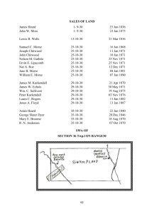 062-068 ∼ Land Sales, Abstracts, Tax, Etc