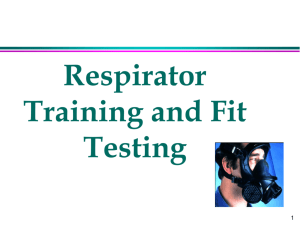 Respirator Training and Fit