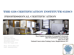 Certification, Ethics, and the GISCI