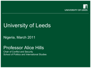 University of Leeds - The Training Gateway
