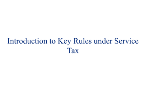 recent developments in indirect tax legislations and its