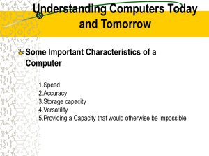 Understanding Computers Today and Tomorrow