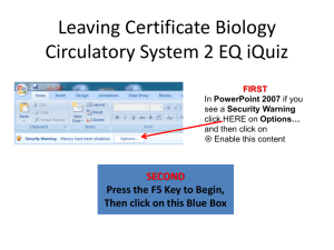 Leaving Certificate Biology Topic iQuiz