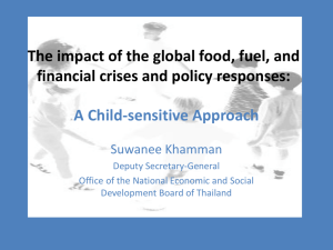 The impact of the global food, fuel, and financial crises and
