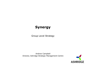 Synergy - Ashridge