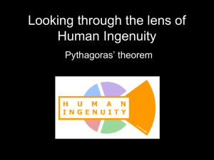 history of pythag lens of HI