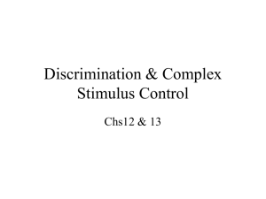 Complex Discrimination & Imitation