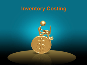 Inventory Costing