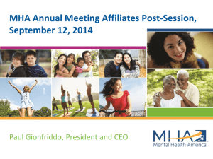 MHA Annual Meeting Affiliates Post