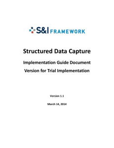 Structured Data Capture