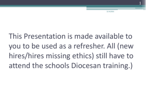 ethics for professionals - Diocese of St. Petersburg