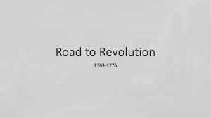 Road to Revolution IB 2014