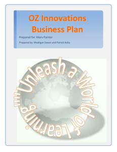 OZ Innovations Business Plan