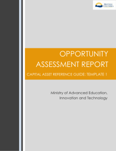 resources for the opportunity assessment report