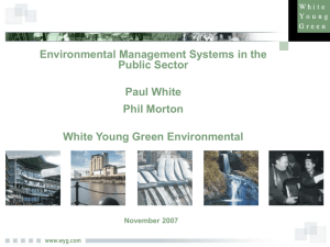 4A - Environmental Management & Systems within the Public