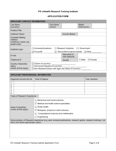 mHealth Application Form -22Jan2016