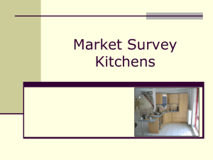 Market Survey – Kitchen