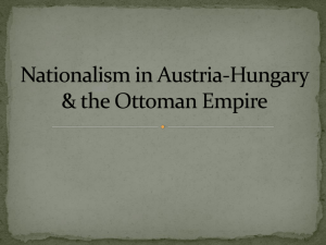 Nationalism in Austria and Ottoman Empire PPT
