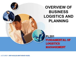 Logistics Management