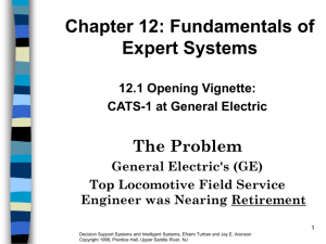 Chapter 12: Fundamentals of Expert Systems